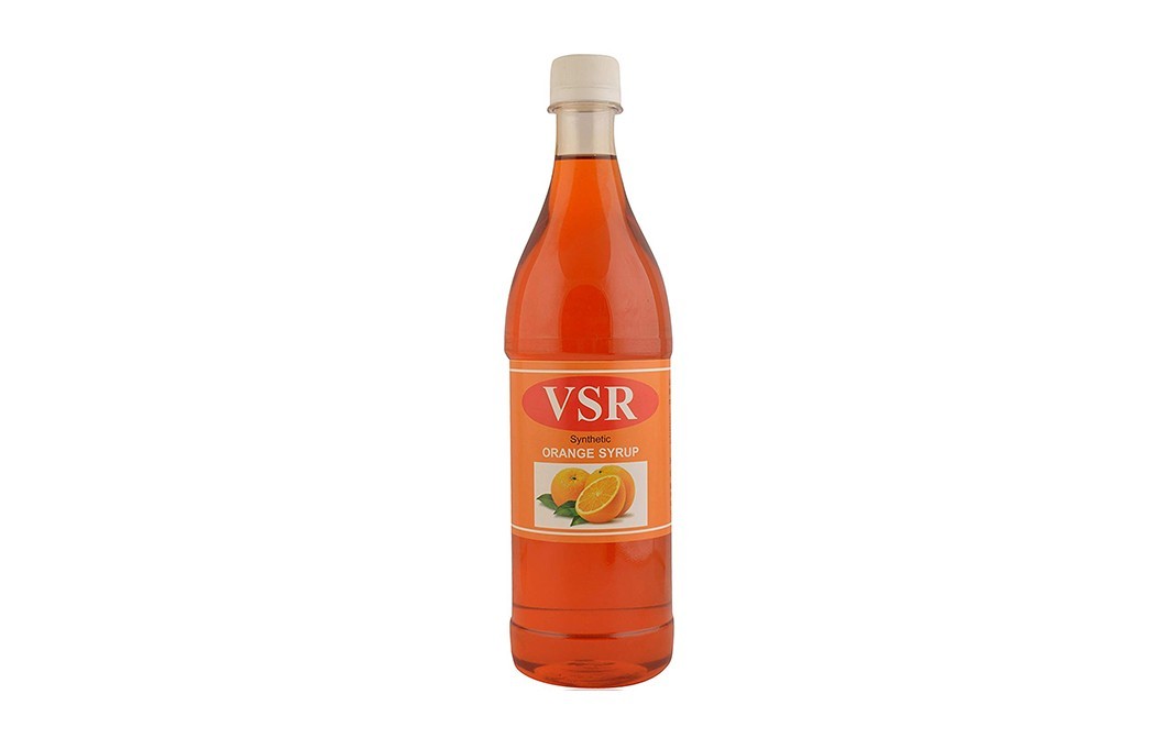 VSR Synthetic Orange Syrup    Plastic Bottle  700 millilitre
